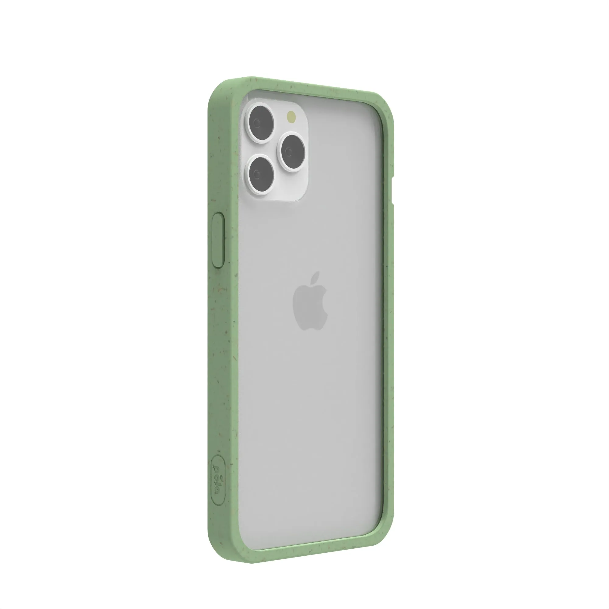 Clear iPhone 12 Pro Max Case with Sage Green Ridge