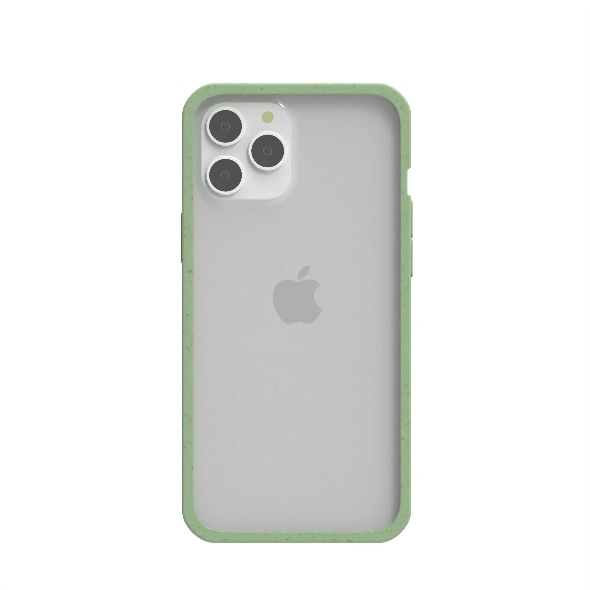 Clear iPhone 12 Pro Max Case with Sage Green Ridge