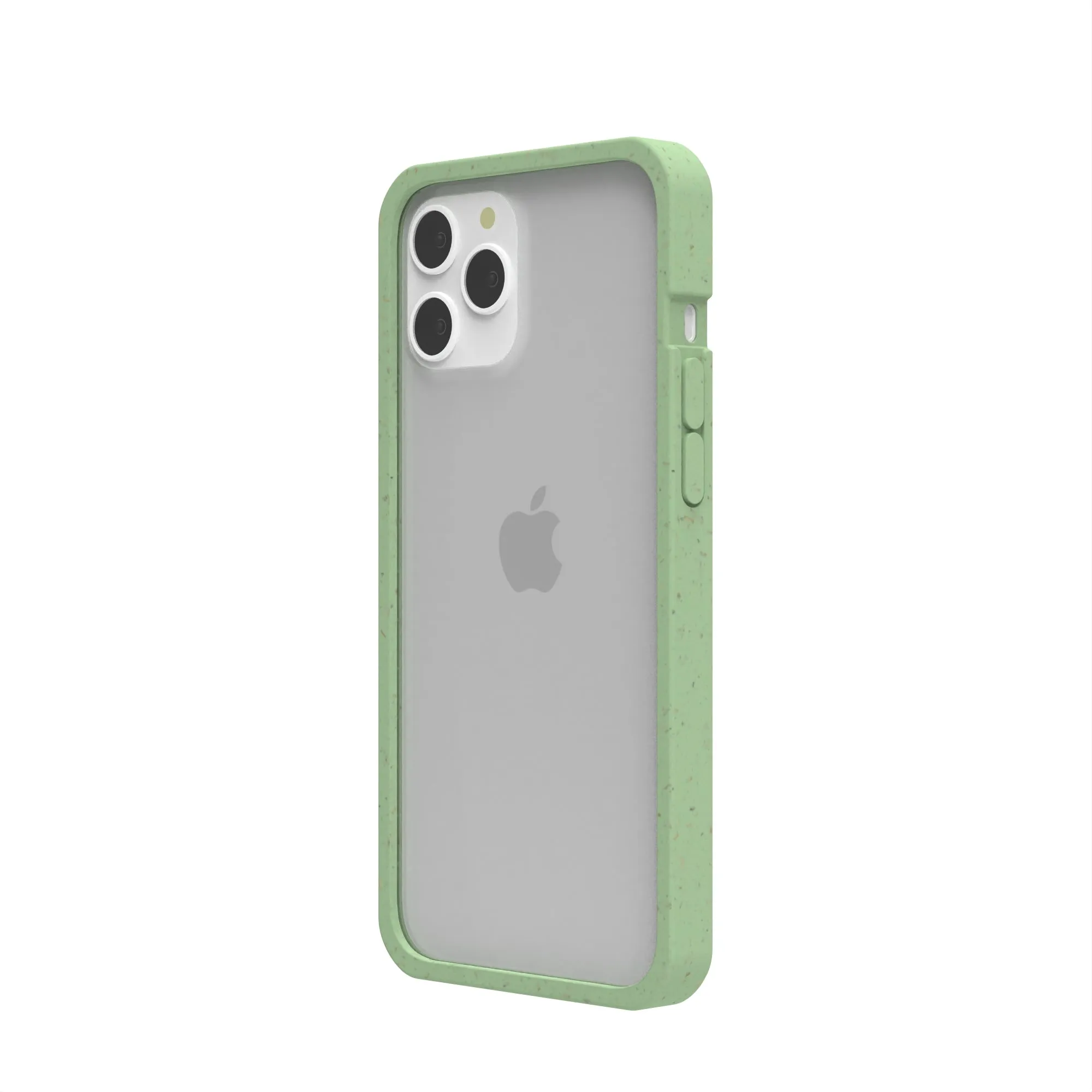 Clear iPhone 12 Pro Max Case with Sage Green Ridge