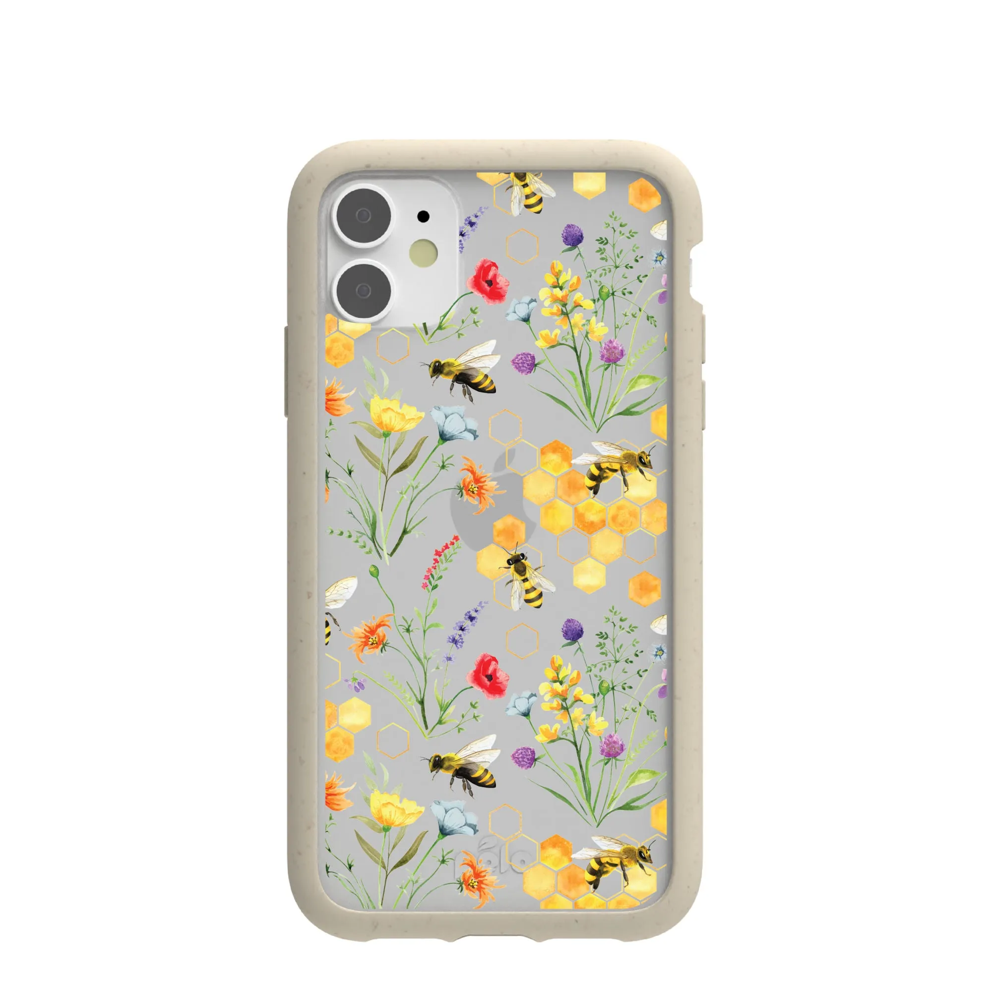 Clear Sweet Bees iPhone 11 Case With London Fog Ridge