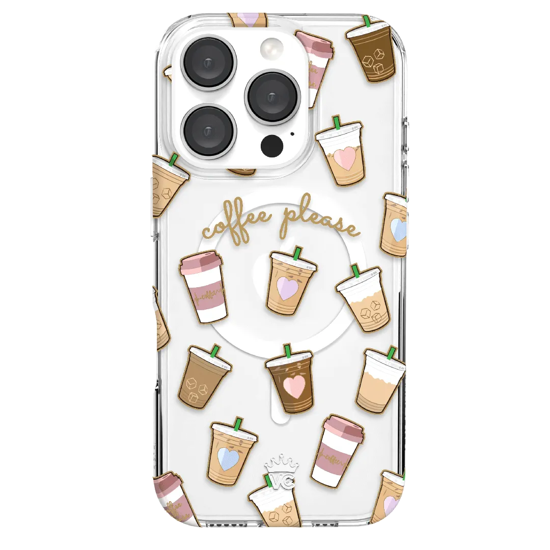 Coffee First iPhone Clear Case