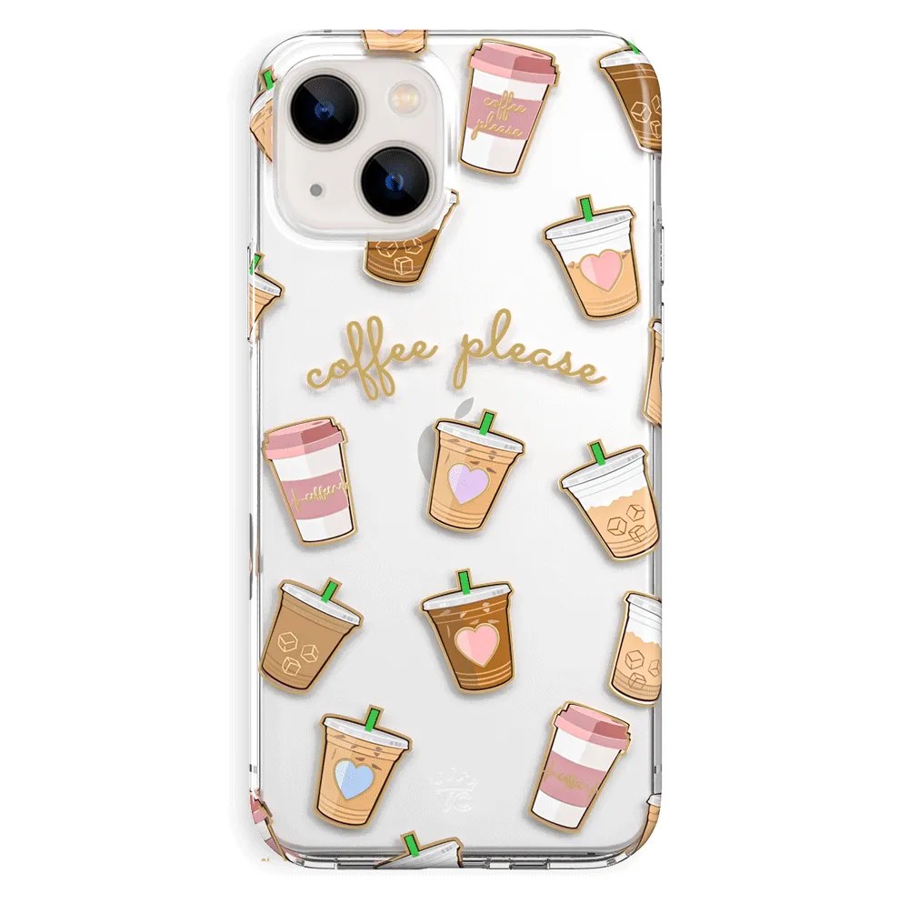 Coffee First iPhone Clear Case