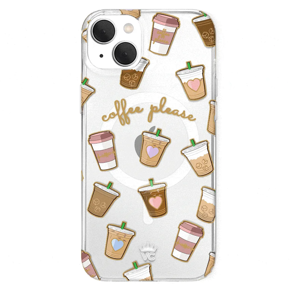 Coffee First iPhone Clear Case