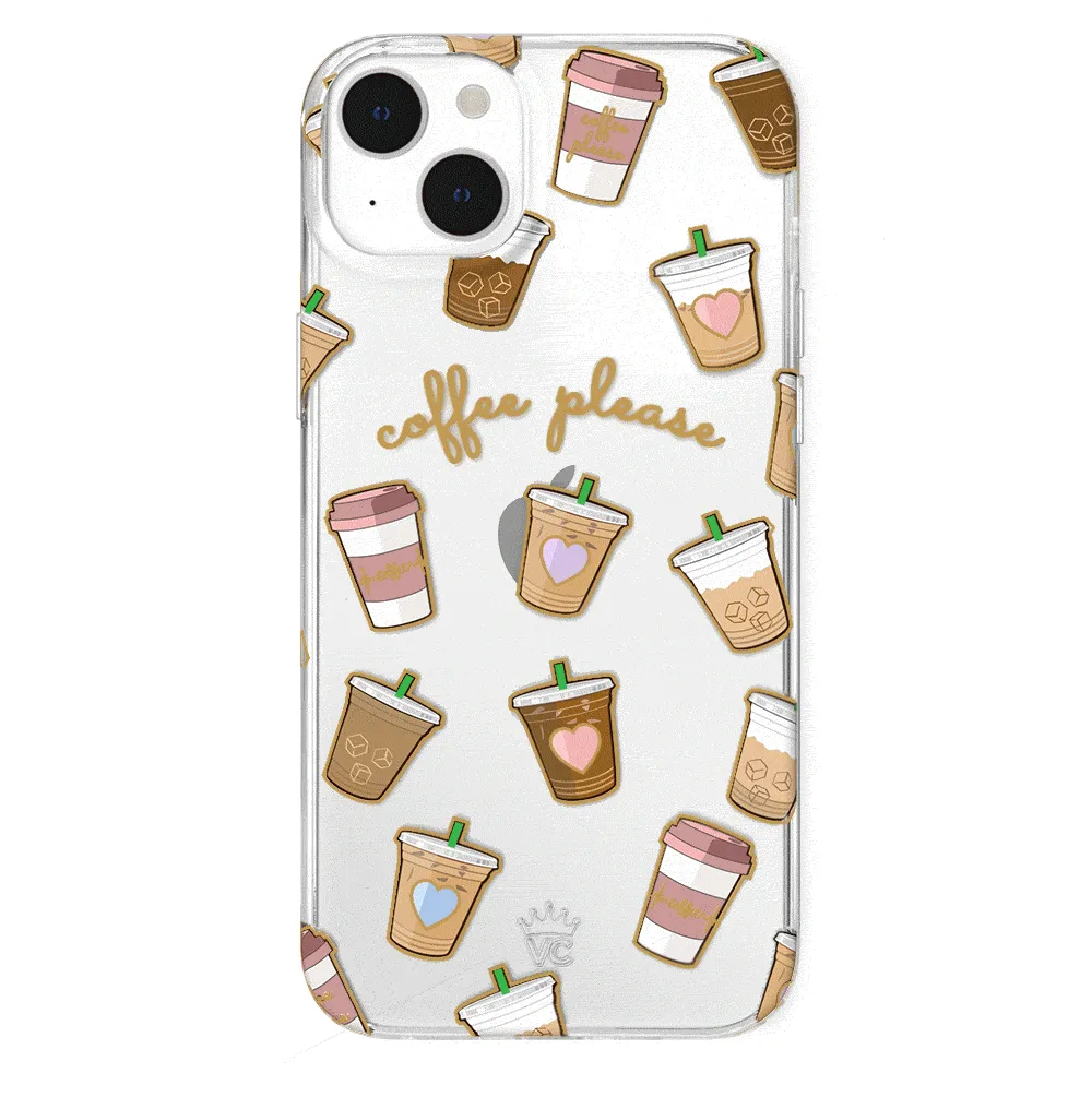 Coffee First iPhone Clear Case