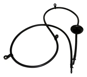 Crown Automotive Jeep Replacement 55078127AG Windshield Washer Hose; Front;