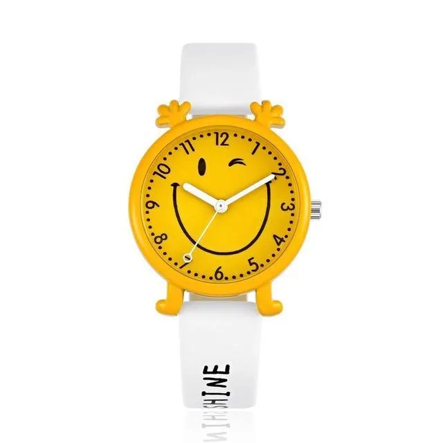 Cute Smiley Waterproof Watch