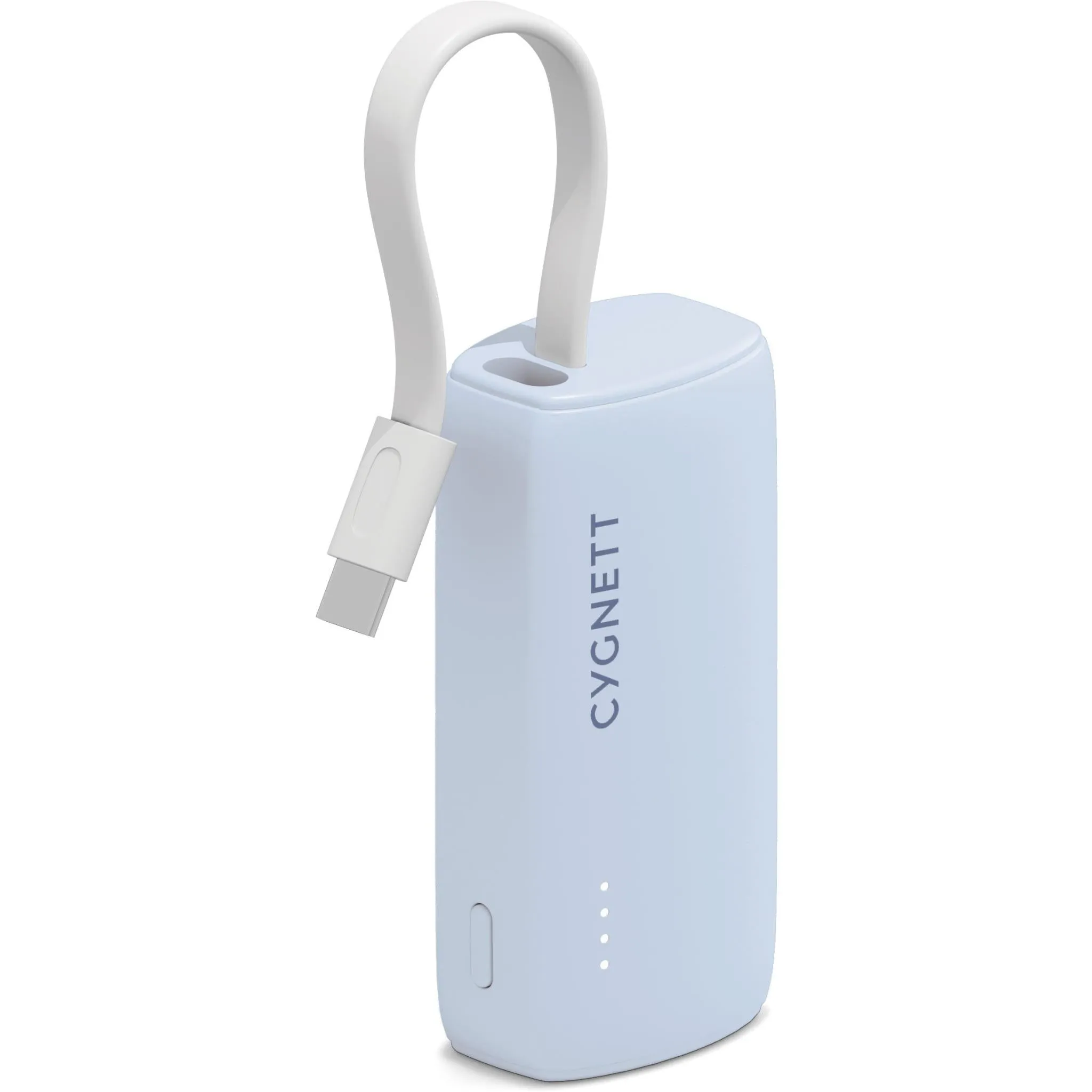 Cygnett Charge Connect 5K Power Bank with Integrated USB-C Cable (Blue)