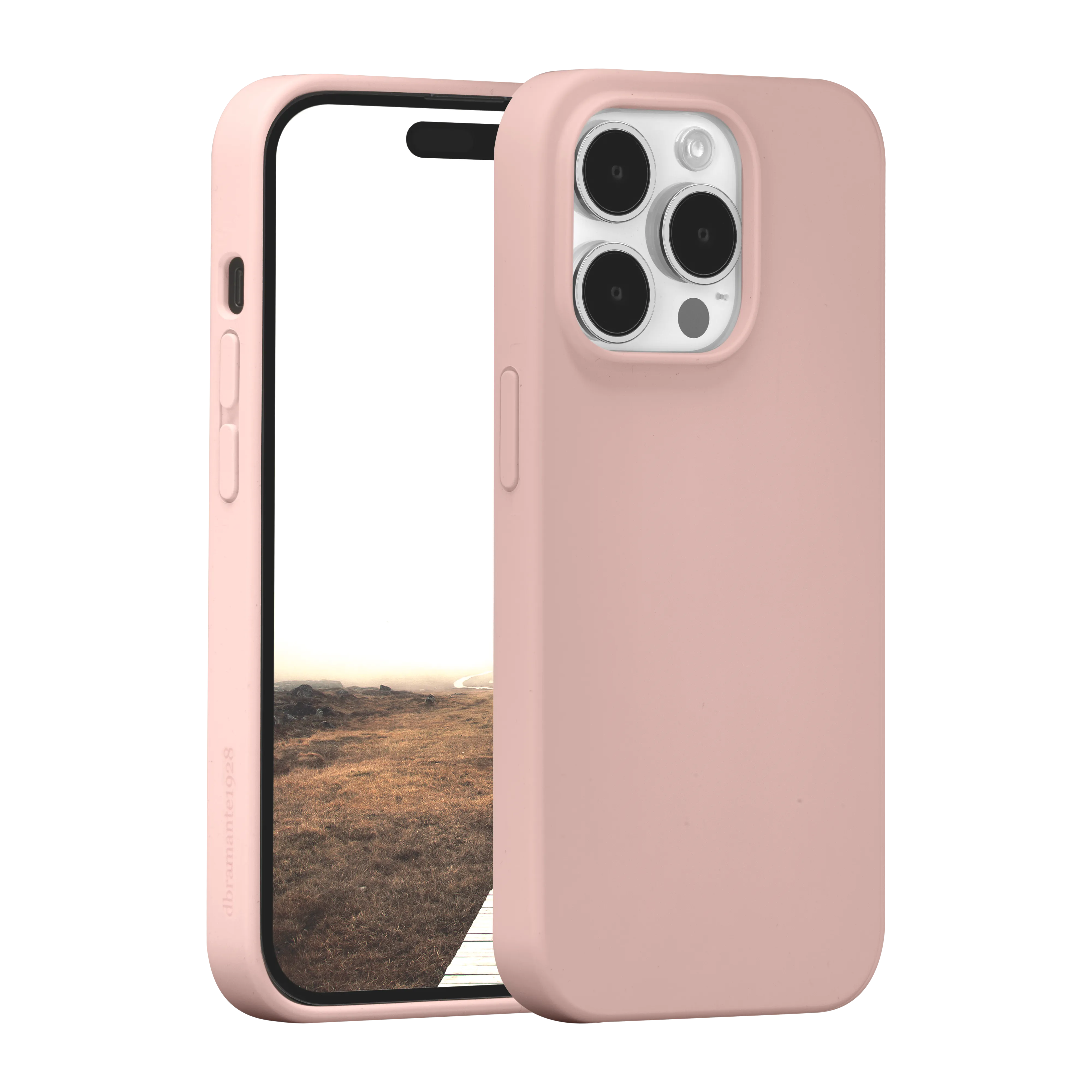 dbramante1928 - iPhone 15 Pro MagSafe Silicone Case Sleeve Monaco Recycled (MO61PISA1857) - Pink Sand