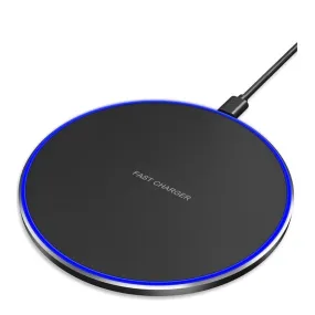 Delpattern 10W Max Wireless Charging Fast Wireless Charger (Pad)