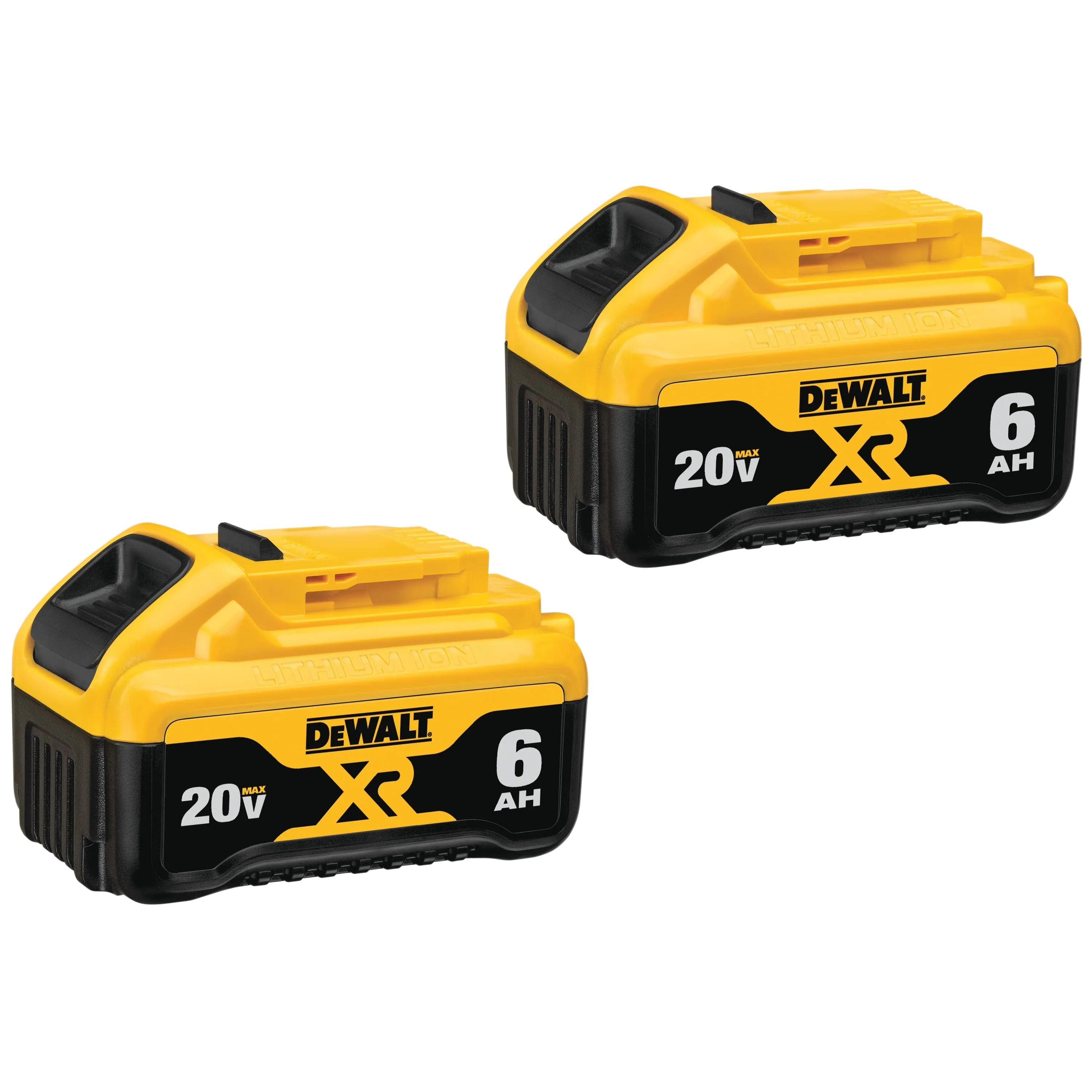 DeWalt DCB206-2 20V Max Premium Xr 6.0Ah Lithium Ion Battery 2-Pack