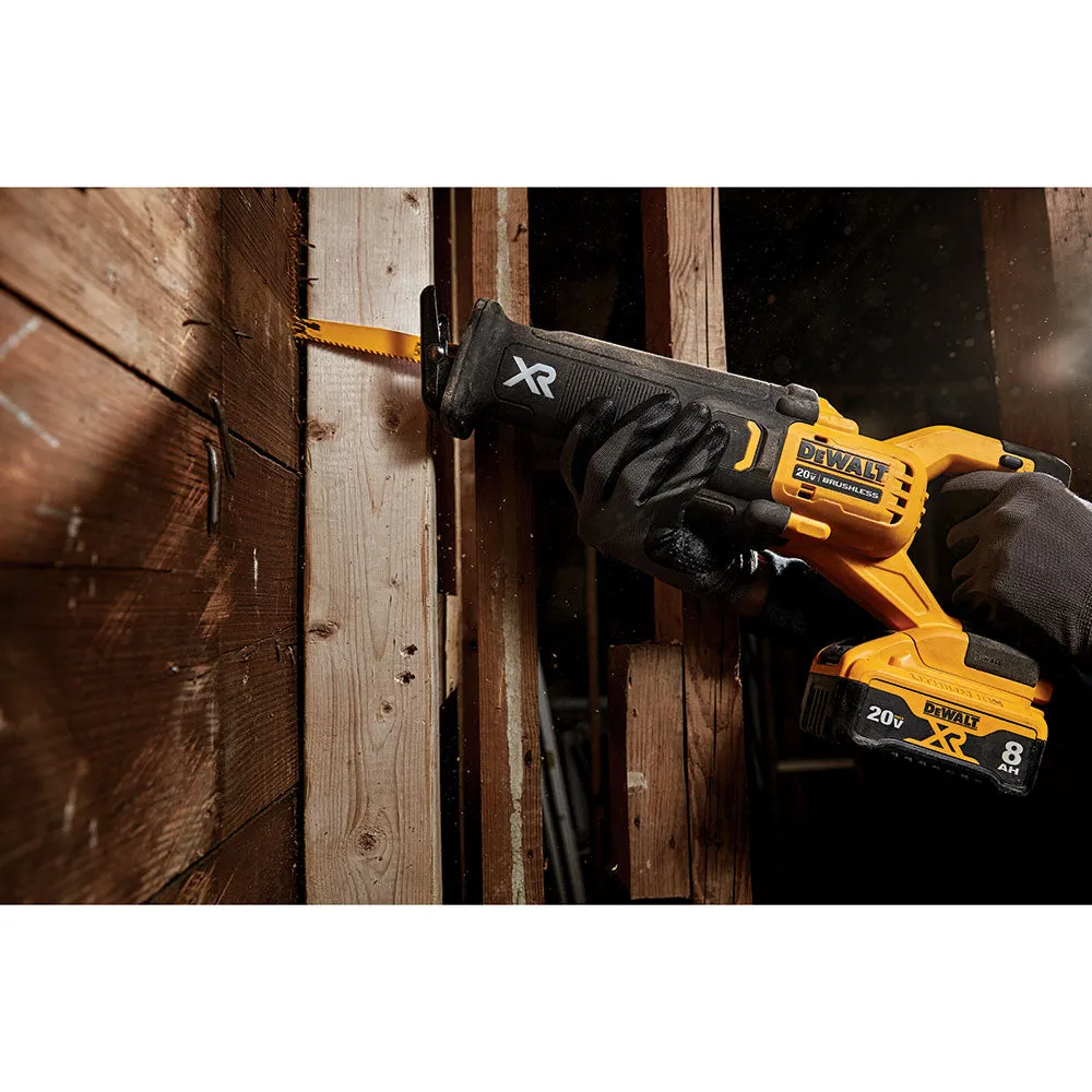 DeWalt DCS368W1 20V MAX XR Brushless Reciprocating Saw with Power Detect Tool Technology Kit