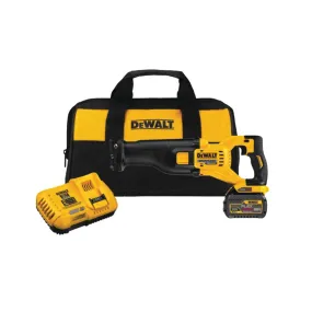 DeWALT DCS388T1 Reciprocating Saw Kit, Battery Included, 60 V, 6 Ah, 1-1/8 in L Stroke, 0 to 3000 spm