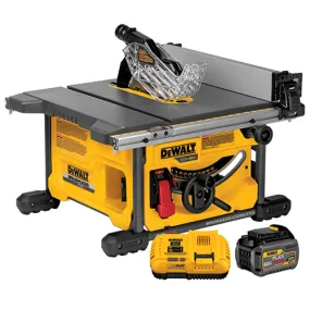 DeWalt DCS7485T1 60V MAX FlexVolt Brushless Table Saw with Battery & Charger