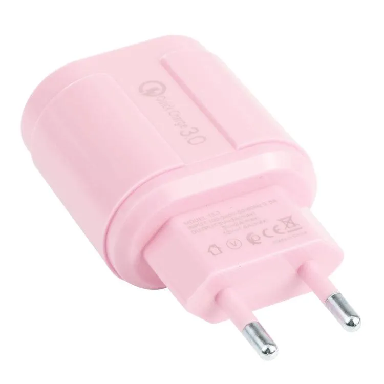 Dual USB Macarons Travel Charger with QC3.0 Fast Charging - 13-222