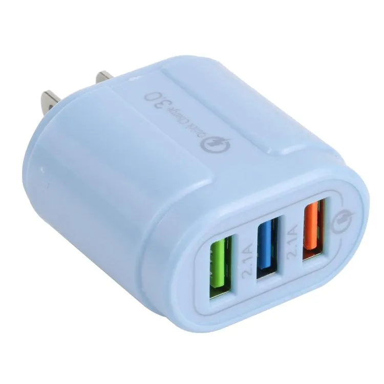 Dual USB Macarons Travel Charger with QC3.0 Fast Charging - 13-222