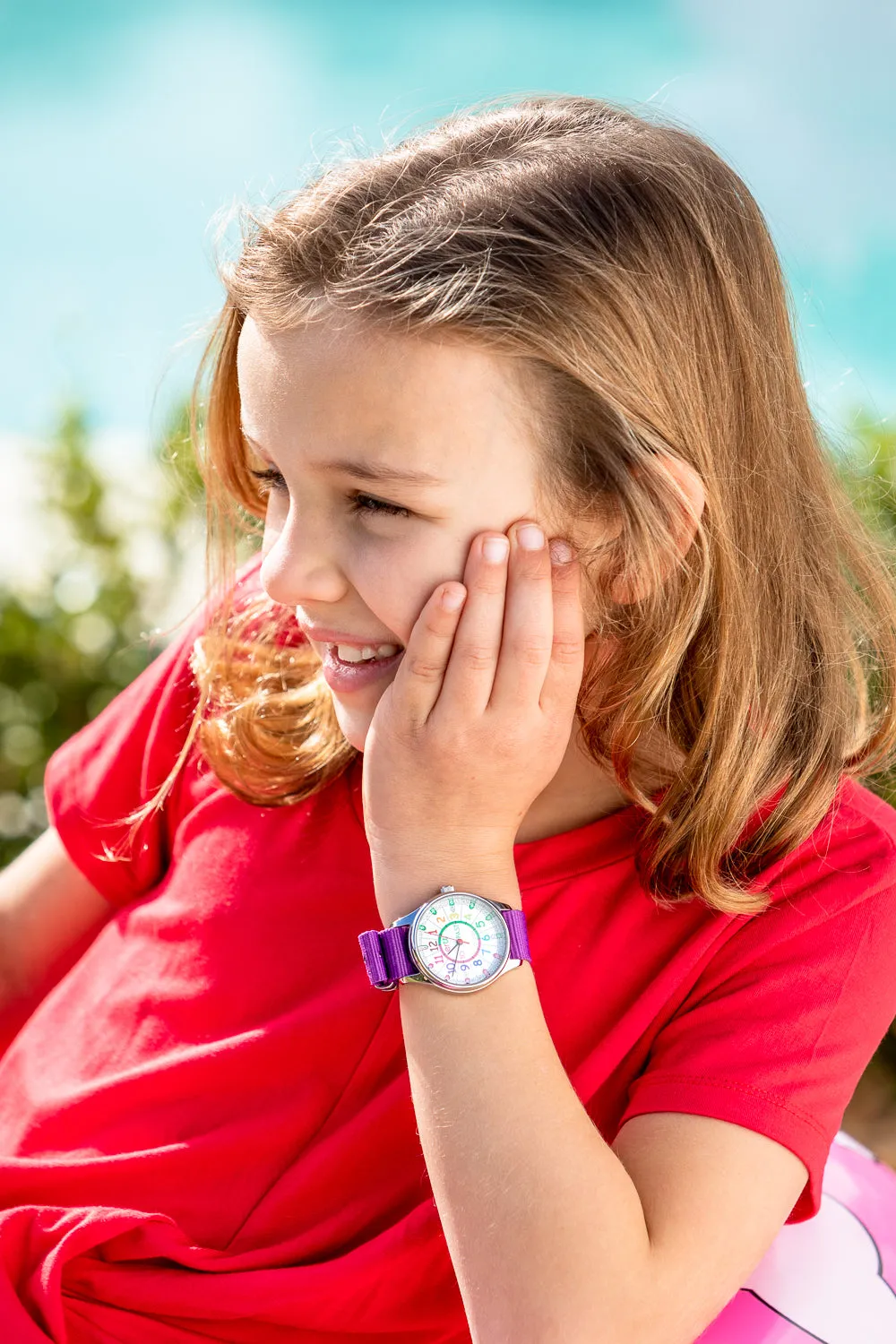 EasyRead Kids Watch Waterproof Learn to tell Time Past and To by ertt 4yrs 