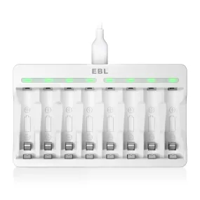 EBL C9010N Smart 8 Bay AA AAA Ni-MH Battery Charger