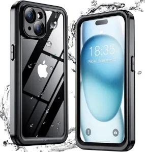 Entronix Waterproof Case for Apple iPhone 15 Plus Case, Full Body Shockproof with Built In Screen Protector, Heavy Duty Cover