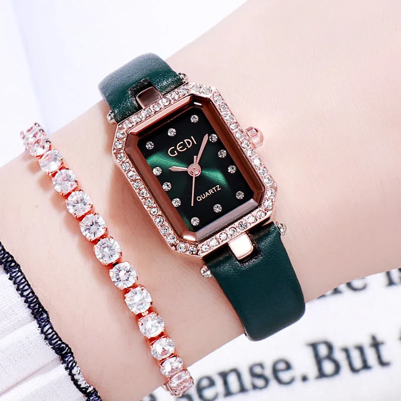 Exquisite Diamond Retro Women's Watch