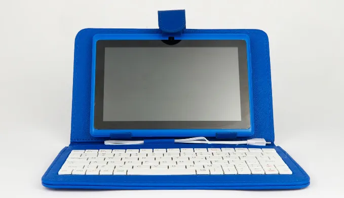 EZ TAB  7" Android Wifi Tablet   Keyboard Case/Stand & Dual Cameras - Ships Same/Next Day!