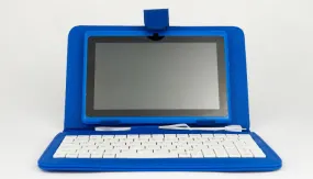 EZ TAB  7" Android Wifi Tablet   Keyboard Case/Stand & Dual Cameras - Ships Same/Next Day!