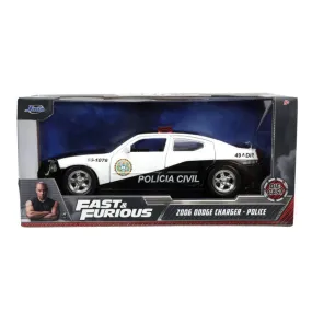 Fast & Furious - 2006 Dodge Charger Police Car 1:24 Scale Diecast