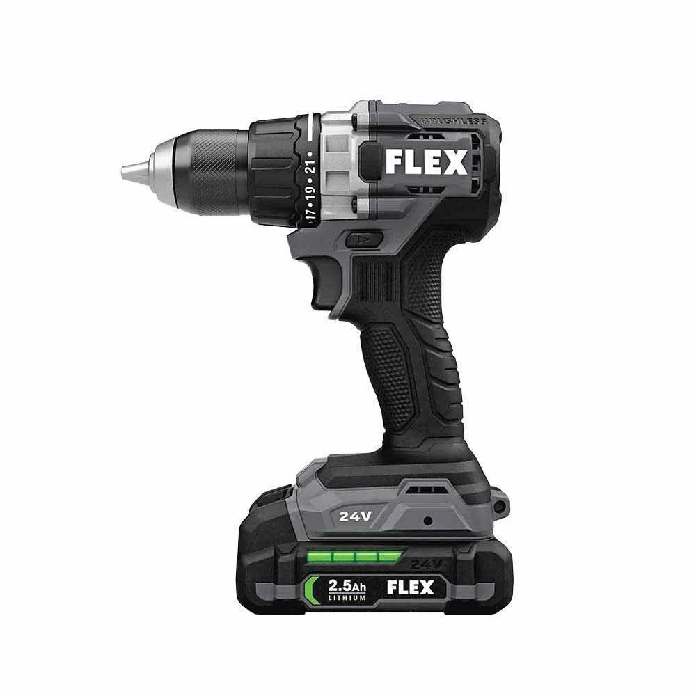 Flex FXM201-2A 24V Brushless 2 Tool Combo Kit Drill Driver and Impact Driver