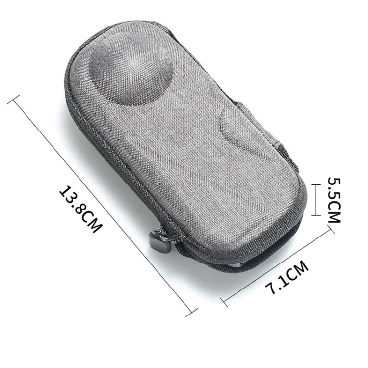 For Insta360 X4 Mini Storage Bag Lightweight Waterproof Body Box(Deep Gray)