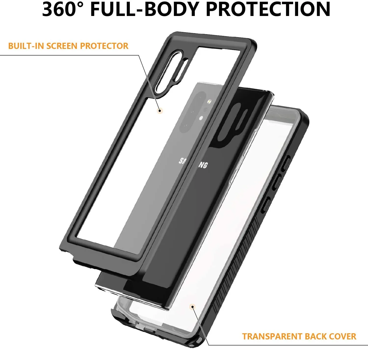 Galaxy Note 10  Waterproof Case Note 10 Plus Waterproof Case