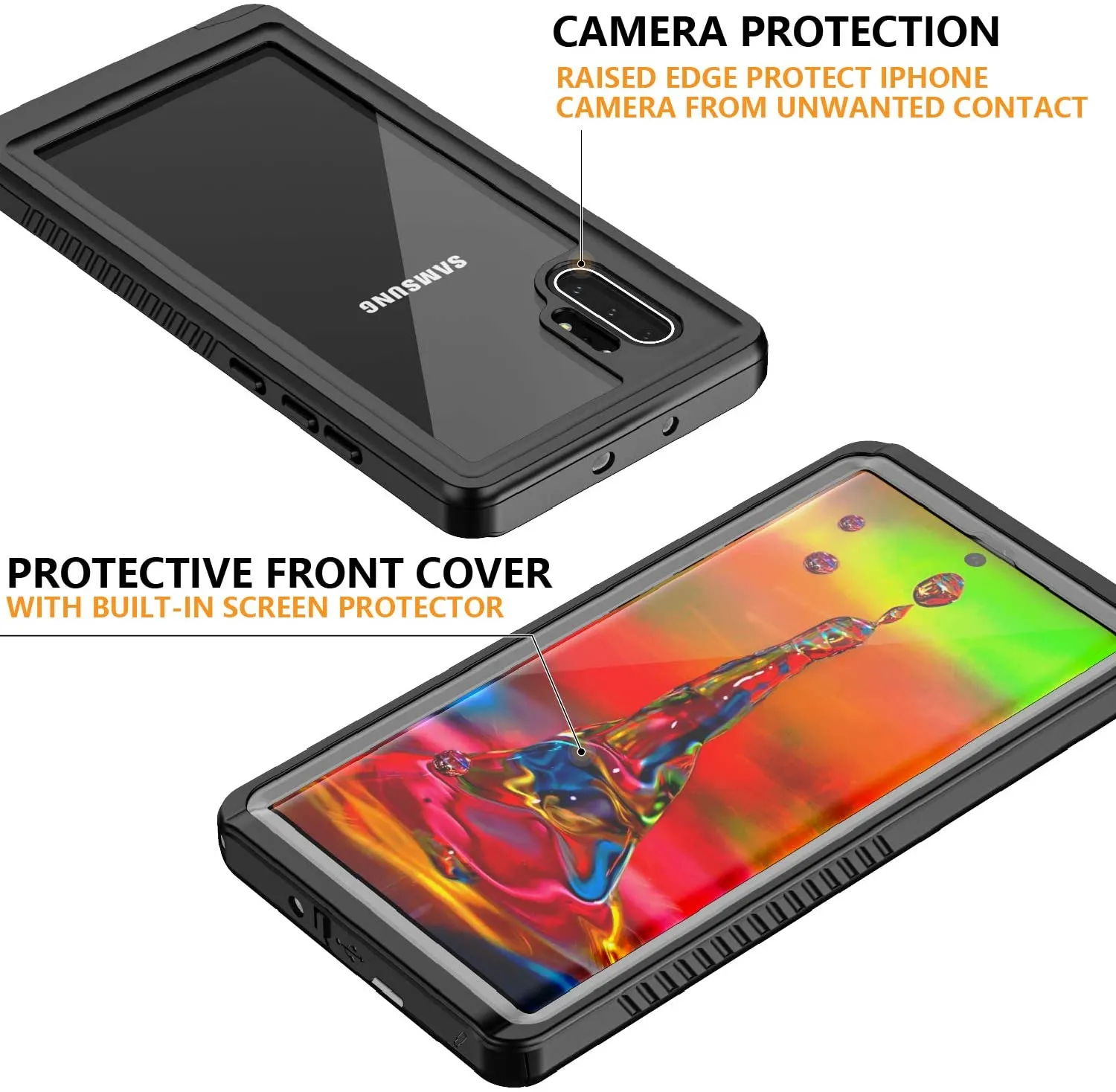 Galaxy Note 10  Waterproof Case Note 10 Plus Waterproof Case