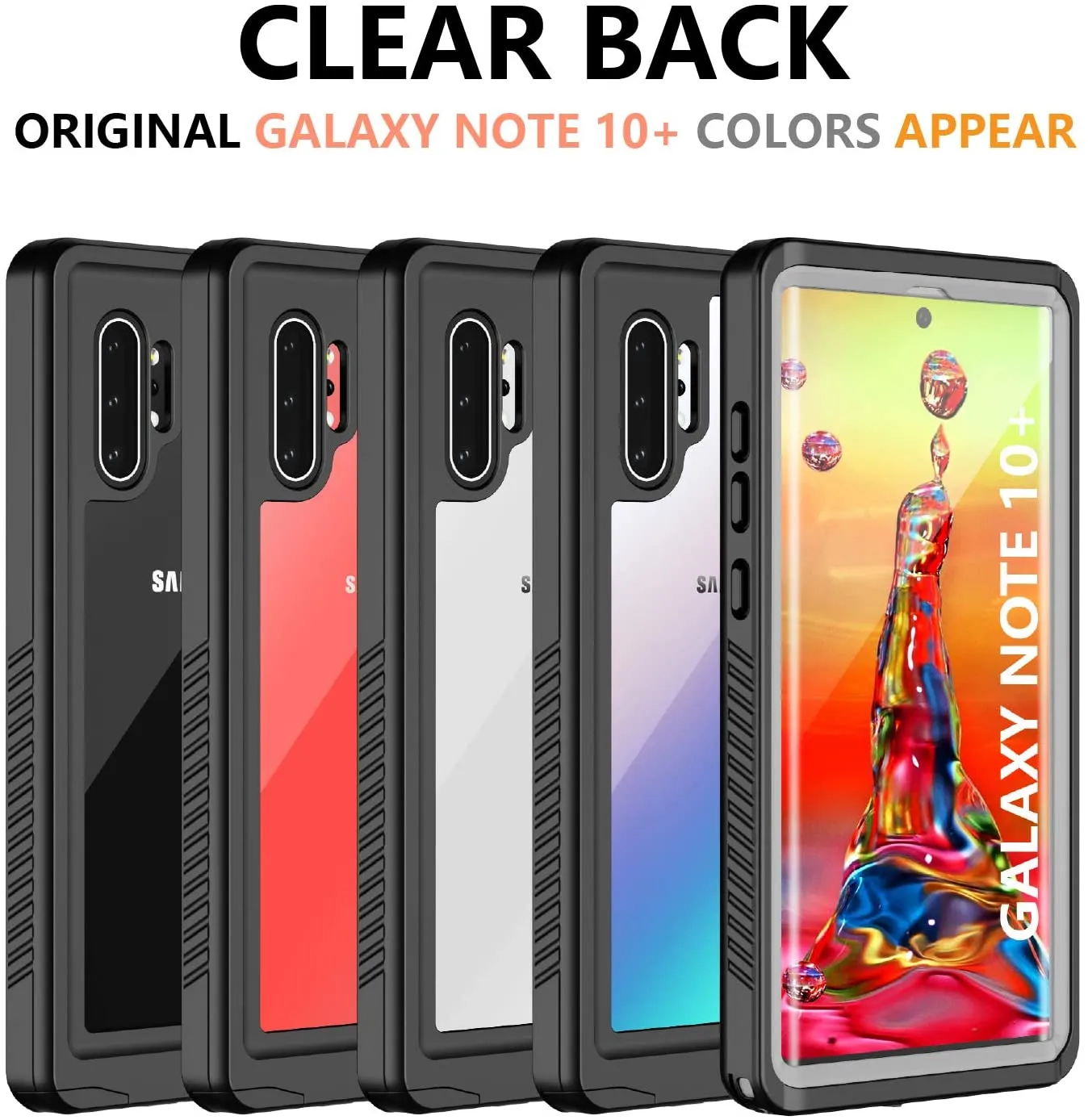 Galaxy Note 10  Waterproof Case Note 10 Plus Waterproof Case