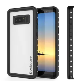 Galaxy Note 8 Waterproof Case, PunkСase StudStar White Thin 6.6ft Underwater IP68 Shock/Snow Proof