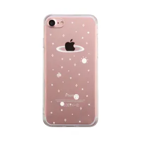 Galaxy Pattern Phone Case Cute Clear Phonecase