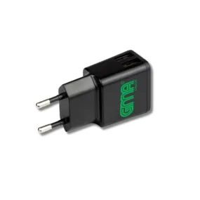 GMA | Dual USB Charger 2.4A - Black