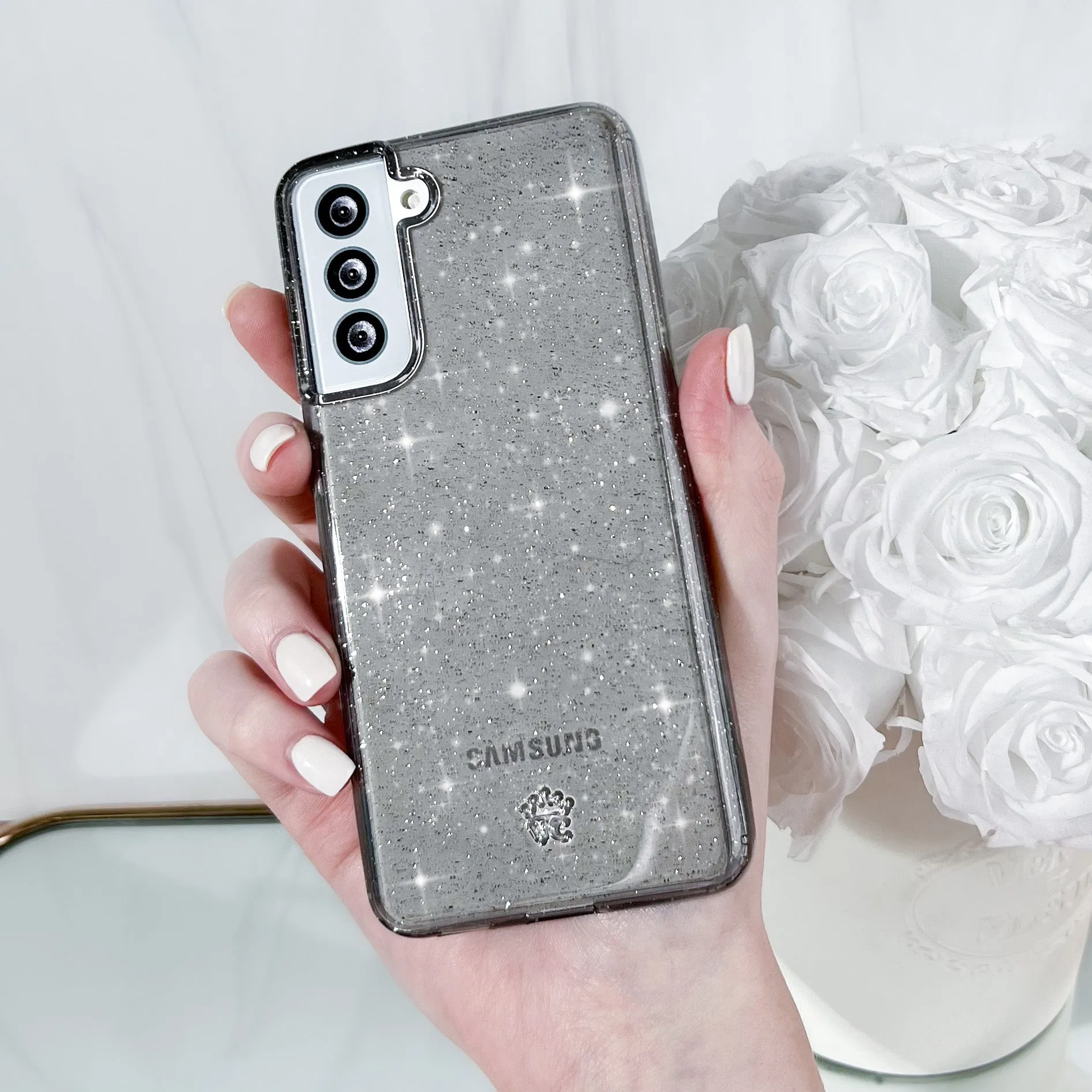 Grey Stardust Samsung Case