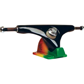 Gullwing Charger 9.0 Black/Rasta Truck Skateboard Trucks (Set of 2)