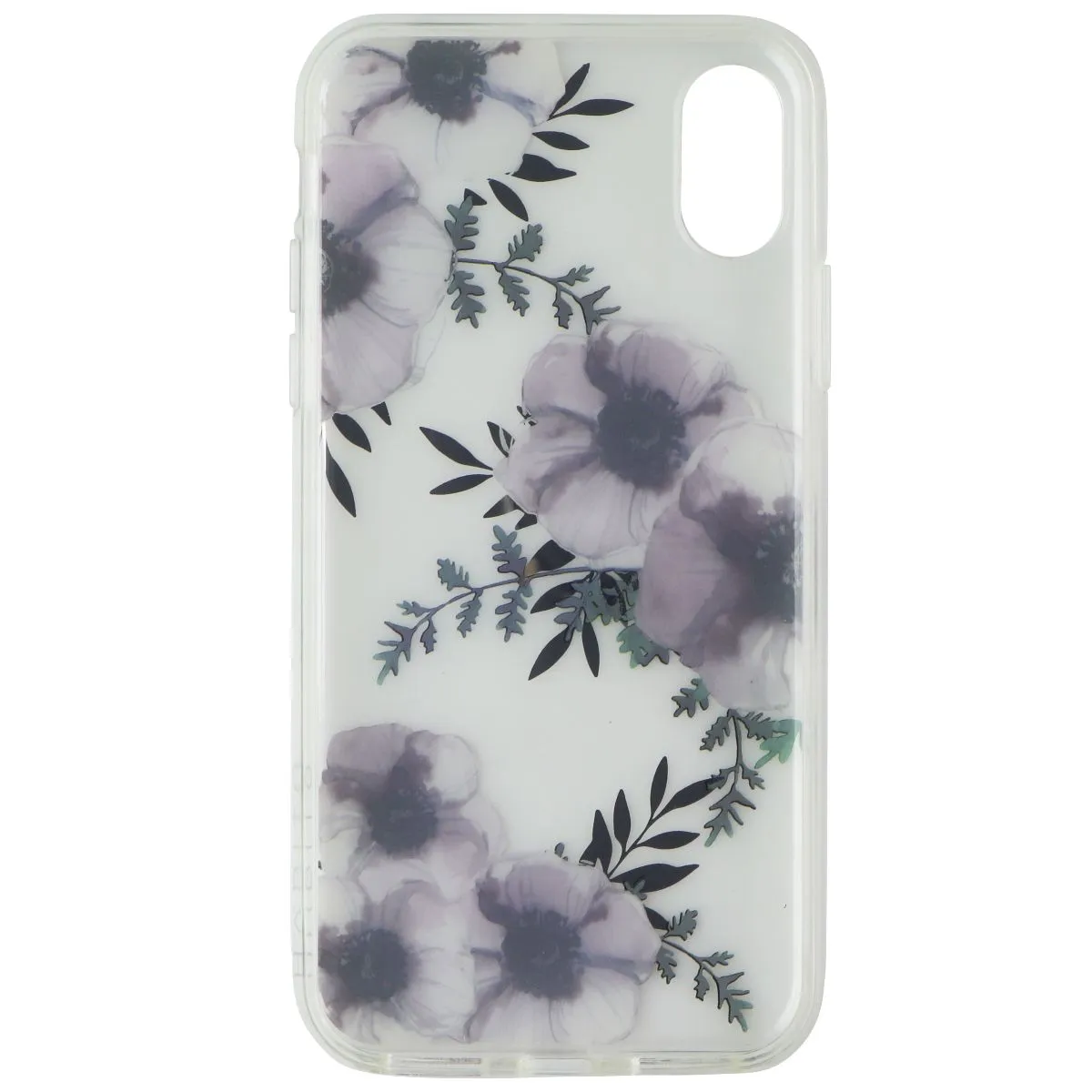 Habitu Floral Series Case for Apple iPhone X - Floral Design/Clear (HHWIX)