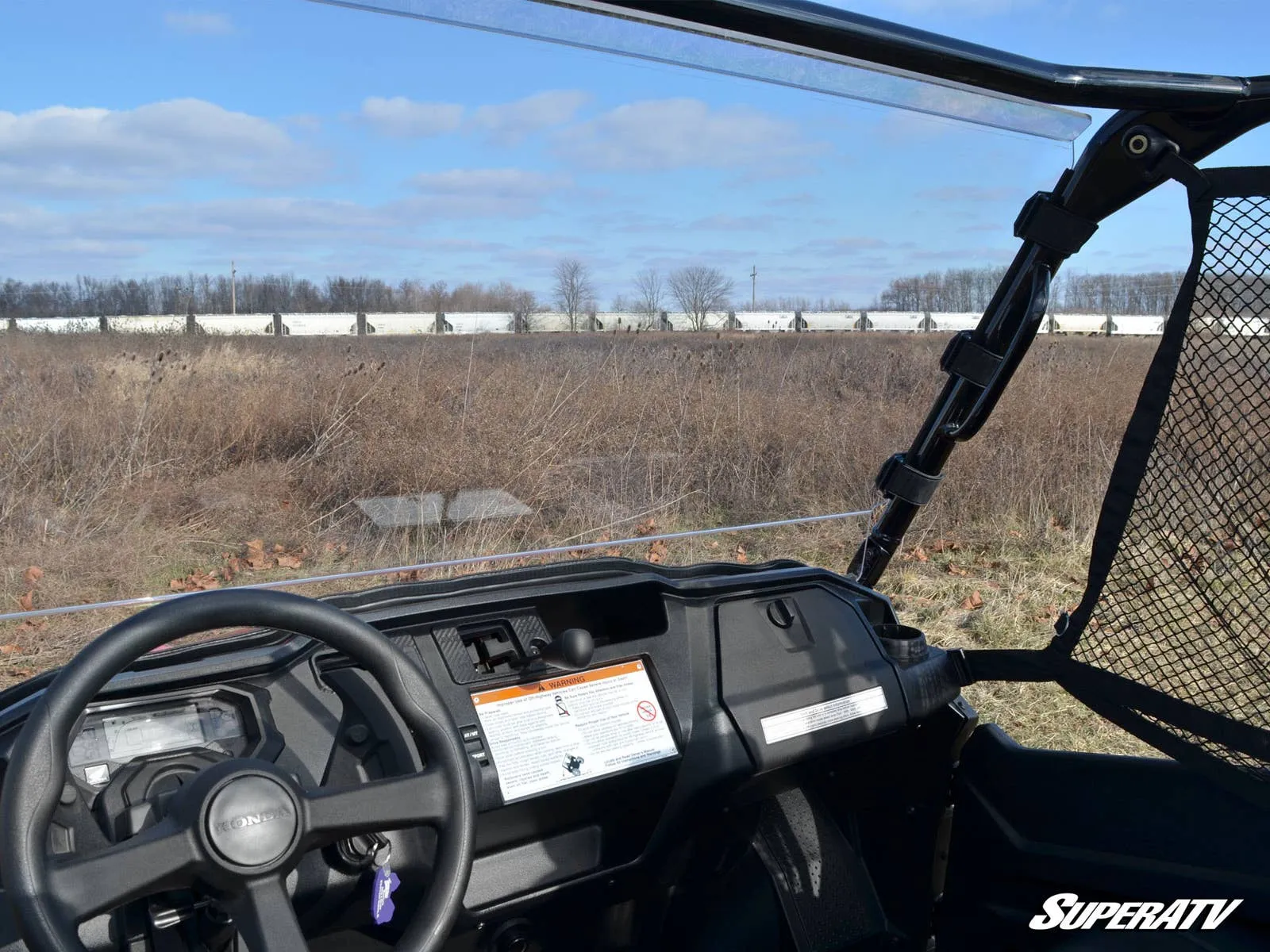 HONDA PIONEER 1000 FULL WINDSHIELD