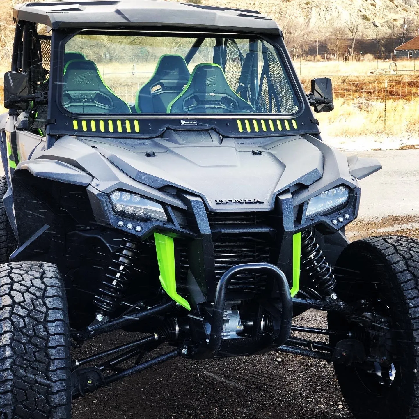 Honda Talon Vented Glass Windshield