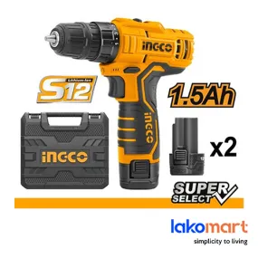 INGCO Cordless Driver Drill 12V 1.5AH [CDLI12325]