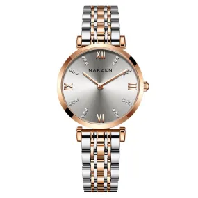 Inlaid Artificial Diamond Dial Women's Watch