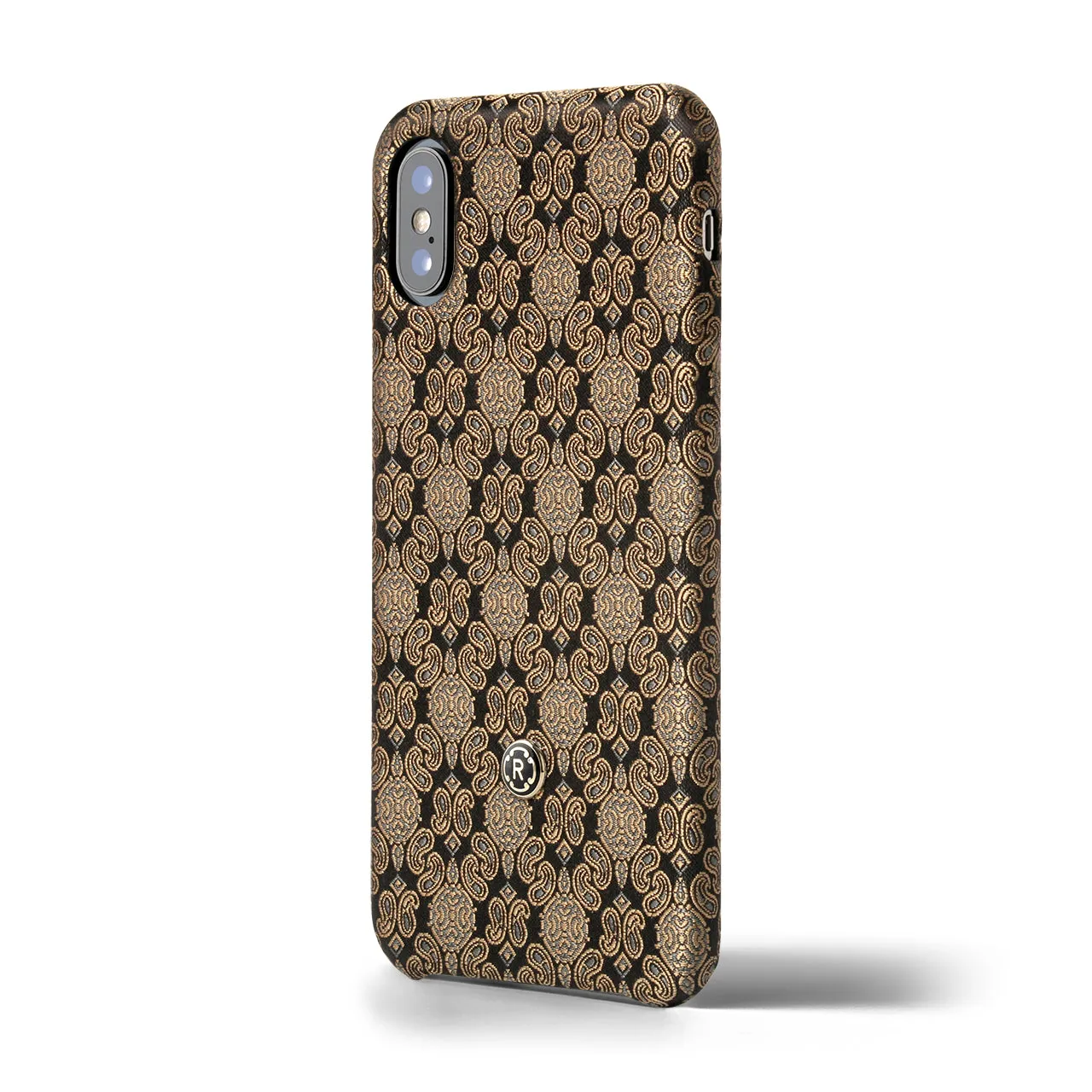 iPhone Xs Max Case - Venetian Gold Silk