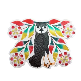 Kenojuak Ashevak Owl's Bouquet Metallic Magnet - Out of Stock