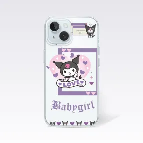 Kuromi Funny Cartoon-2 BabyGirl Clear Silicon Cover