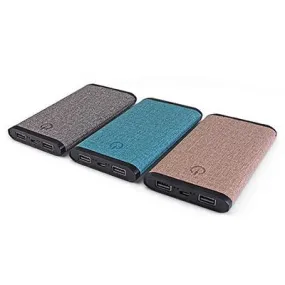 Linen Fabric Power Bank