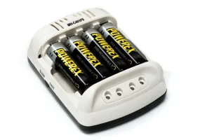 Maha PowerEx MH-C401FS Smart Pulse AA/AAA Battery Charger w/ Car Adapter