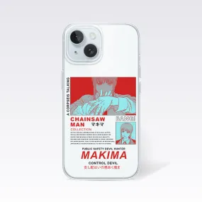 Makima Anime Clear Silicon Cover