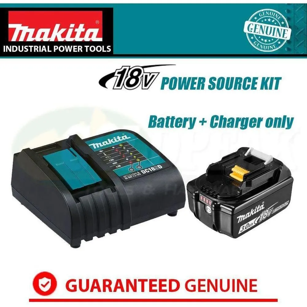 Makita 199994-5 18V LXT Battery and Charger (Starter Set) 3.0Ah