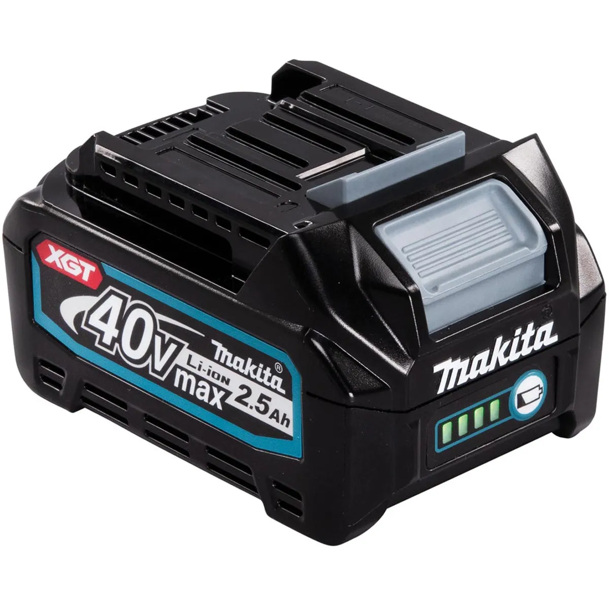 Makita BL4025 40V Li-ion 2.5Ah XGT Battery with Fast Charger & Adaptor