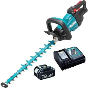 Makita DUH502RT 18V LXT 50cm Brushless Hedge Trimmer With 1 x 5.0Ah Battery & Charger